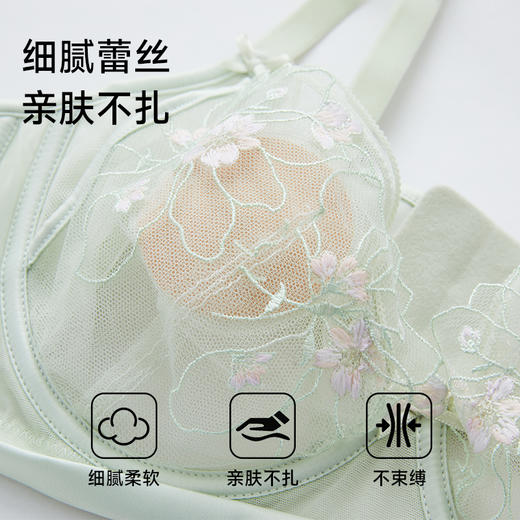 美季美优S花序单层水晶杯文胸 商品图4