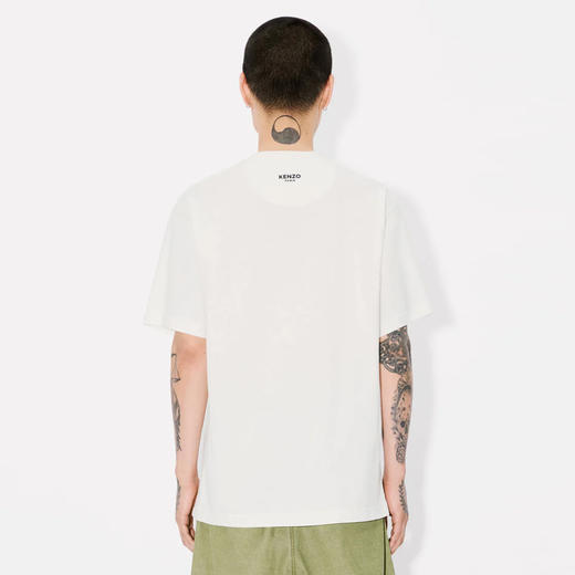 KENZO 高田贤三 男士小花徽标刺绣棉质圆领短袖T恤 白色 FF55 TS528 4SG 02 商品图2