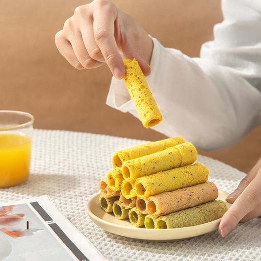 鹰嘴豆蛋白卷 | 鹰嘴豆添加量≥30%口感酥脆 细腻化渣 姜黄/肉桂/羽衣甘蓝三种口味可选 商品图5