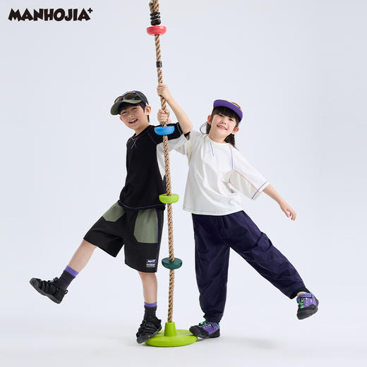 漫画家【轻松一夏T】防水防脏易去污轻松短袖T恤夏 商品图4