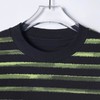 T3242夏季高级感新款港风撞色条纹短袖T恤痞帅百搭复古简约套头上衣 商品缩略图2