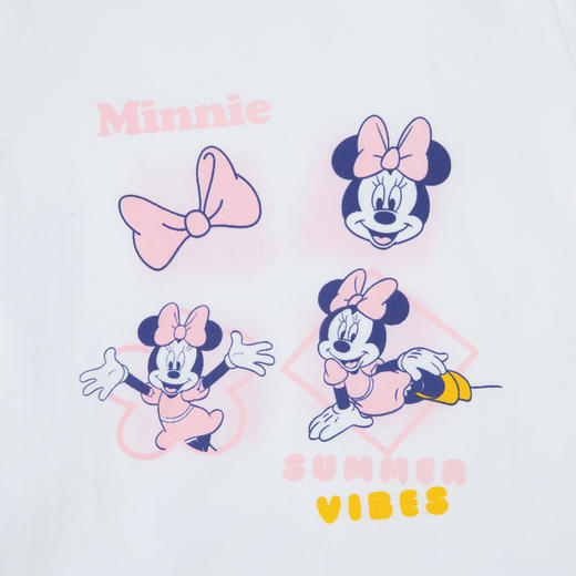 迪士尼【凉感防蚊裤套装】夏款女童套装冰感舒适T恤束脚长裤两件套ZD2DT018 商品图5