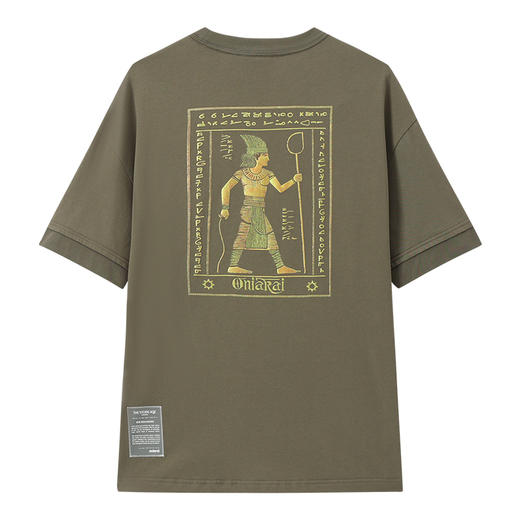ONIARAI/鬼洗 恩嫩塔尔西罗纹袖口宽松T恤 A840015 商品图9