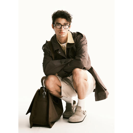 棉仓3631011001-【都市掠影】猎装风翻领薄款松弛休闲夹克 商品图3