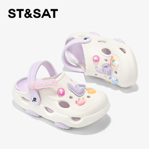 【童鞋】星期六可爱卡通透气男女童洞洞鞋SSD2195U29 商品图4