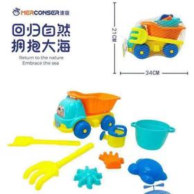 【沙滩玩具】JX沙滩车7件套227-6（套）