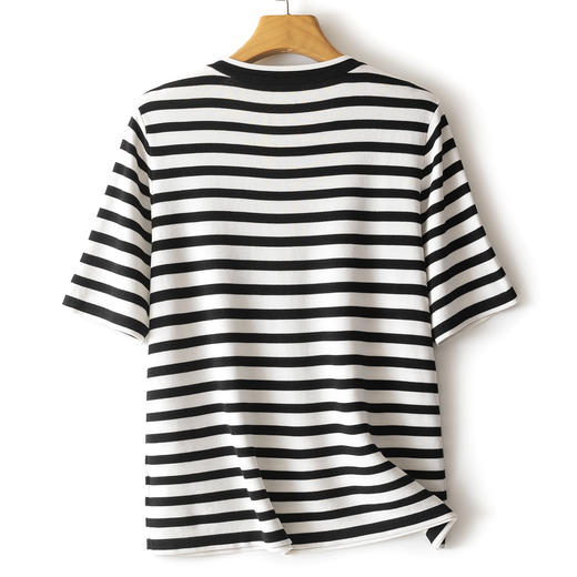 【高品质私服】【100%进口兰精天丝T恤】质感柔软，丝滑，垂坠性好面料自然光泽YS8538-CC 商品图5