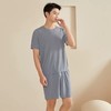 【热销任选两套69元】司纤2025年热销爆款男女款凉感冰丝螺纹睡衣套装（单拍不发货） 商品缩略图5