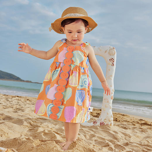 【纯棉】迷你巴拉连衣裙女童宝宝亲肤柔软透气甜美吊带夏季 商品图2