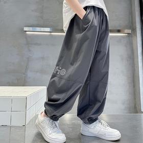童装男童冰丝防蚊裤夏季新款男孩夏装中大童裤子儿童速干长裤120-170