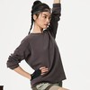 李宁（lining）健身系列女子宽松套头卫衣AWDU110 商品缩略图1