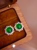 3.3ct.蛋面祖母绿耳钉 商品缩略图2
