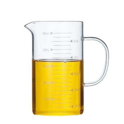 家用加厚烧杯带刻度带盖玻璃量杯牛奶杯烘焙计量杯中年加热量水杯 商品图4