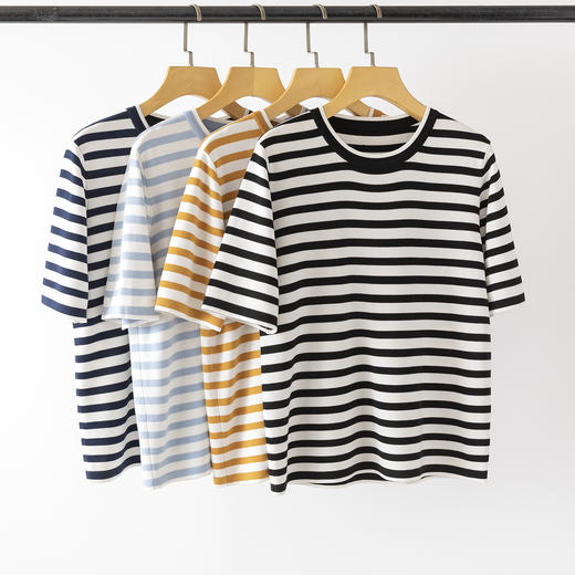 【高品质私服】【100%进口兰精天丝T恤】质感柔软，丝滑，垂坠性好面料自然光泽YS8538-CC 商品图0