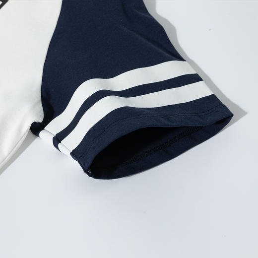 迪士尼2025夏季新款男童撞色凉感运动套装冰感短袖T恤轻薄透气短裤ZD2ET034 商品图5