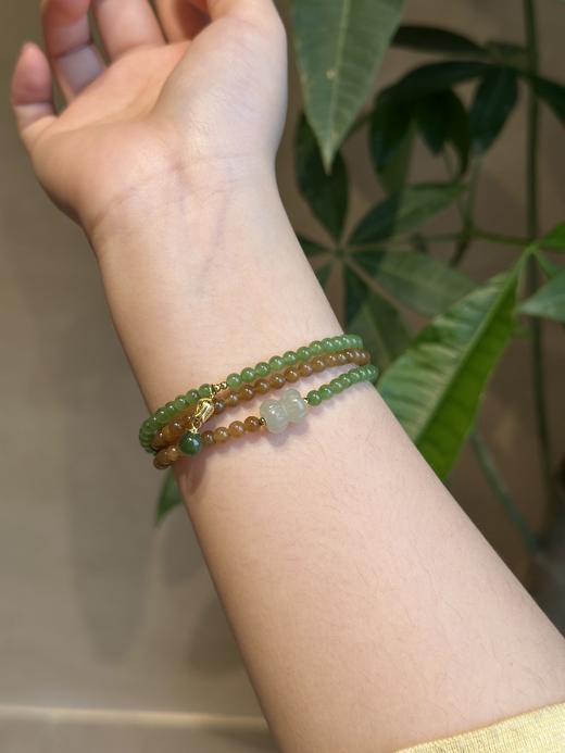 花痴原创设计高品质和田玉国风首饰～单戴叠戴都简约耐看！质地、色泽、水头都非常好！吸睛设计款～搭配新中式美衣太合适啦～ 商品图9