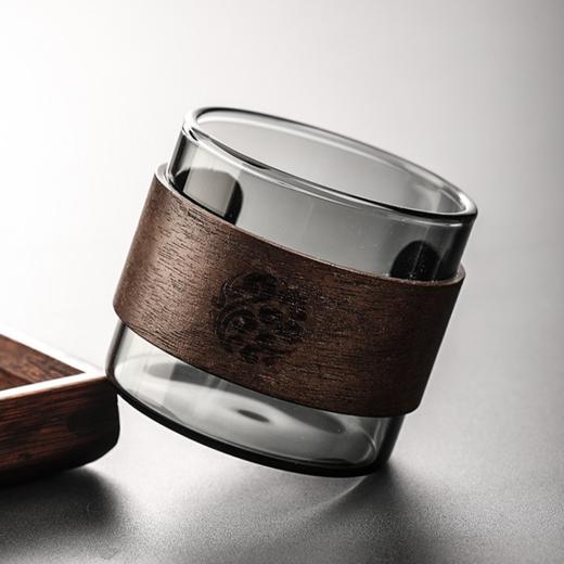 茶杯玻璃套装轻奢高档耐热防烫家用客厅茶几功夫品茗茶具杯子2个装 商品图2