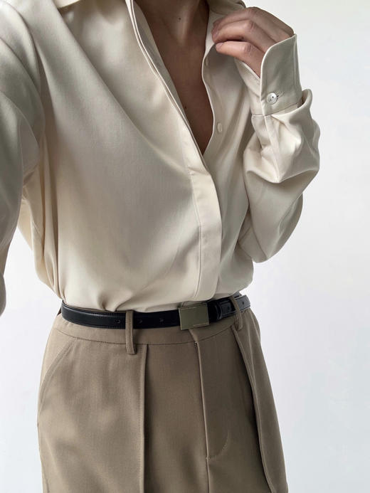 DONSEE10｜DS10AW2436 白色简约质感衬衫 商品图10