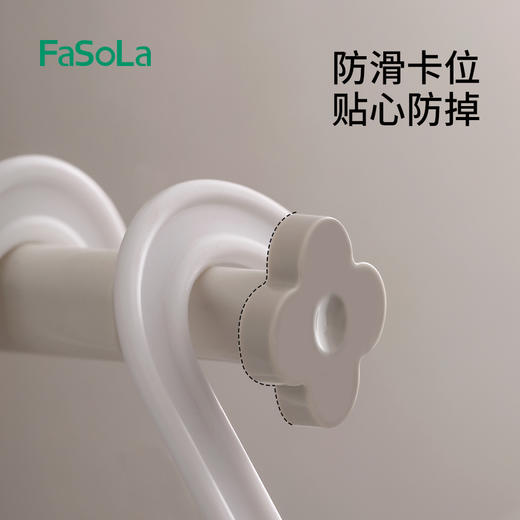 FaSoLa衣架收纳神器家用免打孔阳台壁挂放衣架置物架收纳架挂衣架晾衣架 商品图2