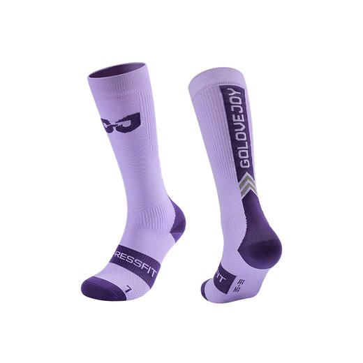 【林栖好物】（预售7天发货）马拉松高筒压力袜运动袜男女户外跑步健身骑行袜子公路自行车吸汗反光压力袜子 商品图4