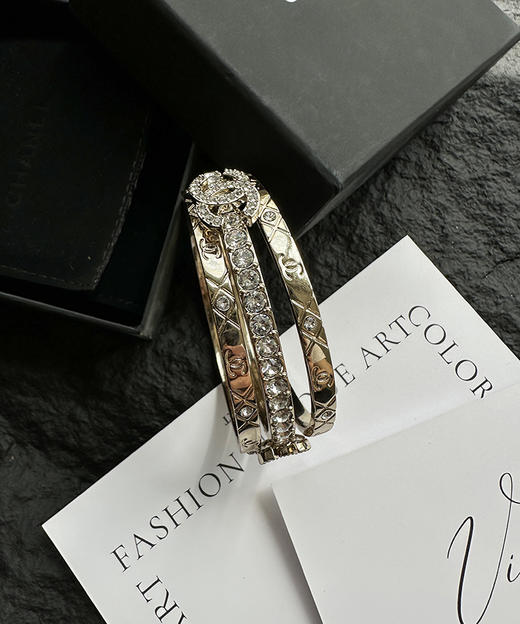 现货 THS-无 香家 25p三合一菱格手镯 CU1293 商品图5