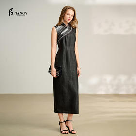 TANGY Collection天意商场款民族风复古女士连衣裙L252825