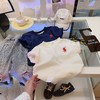 【时尚圆领设计，透气舒适】儿童夏季短袖T恤衫~男女童宝宝全棉 圆领套头半袖上衣 潮流童装-QQ 商品缩略图1