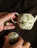 日式粉引手绘翠竹陶瓷茶壶110ml赠送壶绳与壶托独家设计8.5*8.5cm 商品缩略图4