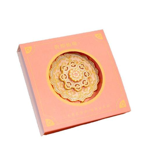 【敦煌藻井旋转冰箱贴】三兔莲花纹国潮金属文创纪念创意工艺品礼品 商品图4