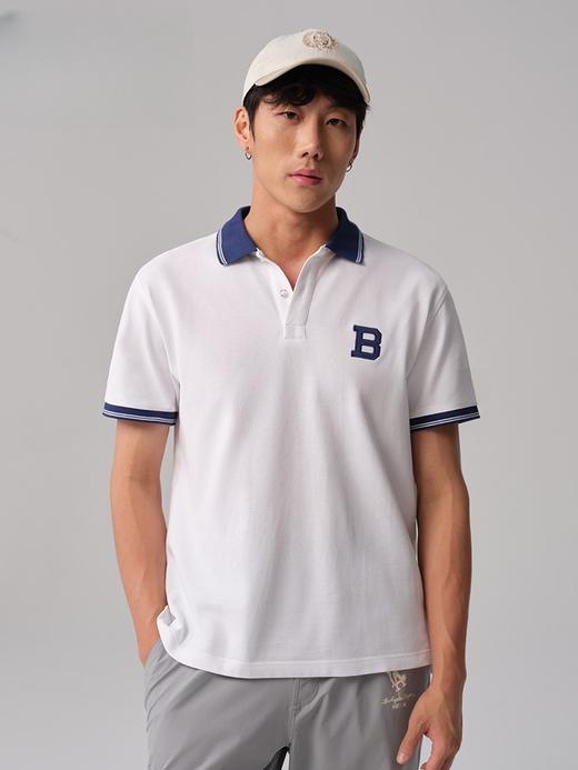 无标款 道奇队 拼色翻领短袖POLO衫 TX451 商品图1