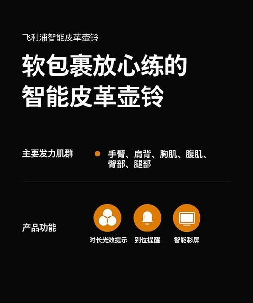 飞利浦智能皮革壶铃男士健身家用 商品图4
