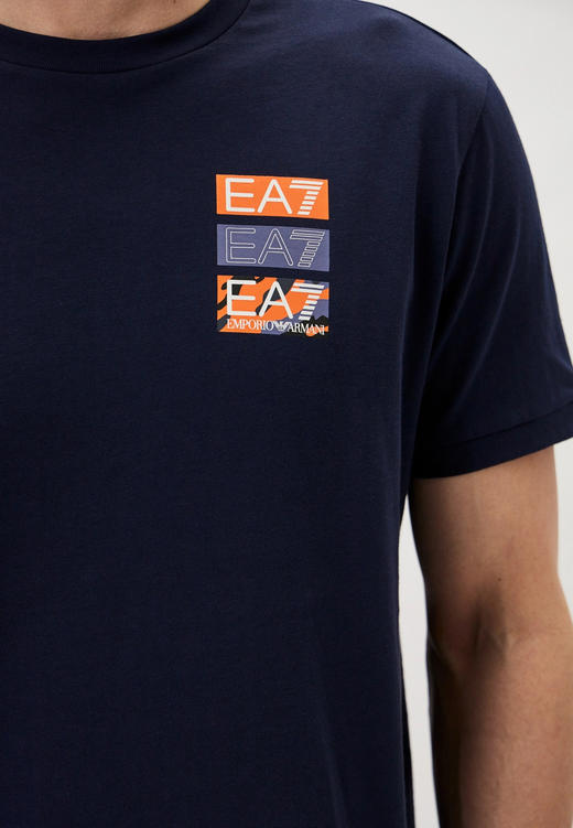 【超惠秒】Armani EA7 男士百搭舒适全棉运动休闲短袖T恤 11910 商品图10