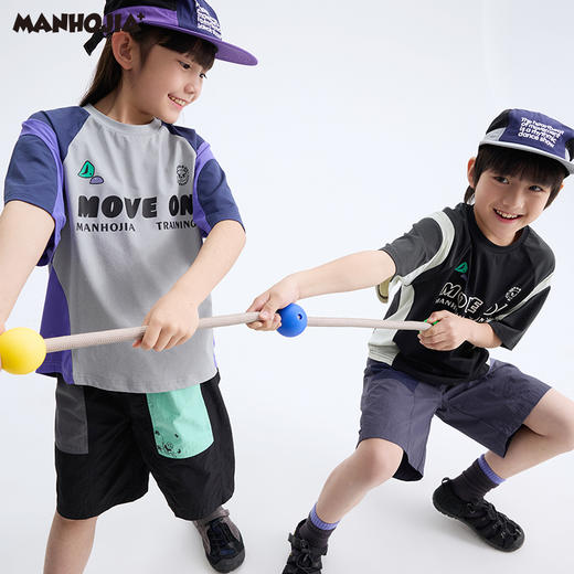 漫画家【抗菌防晒T】城市轻户外吸湿速排抗菌防晒运动训练机能T 商品图4