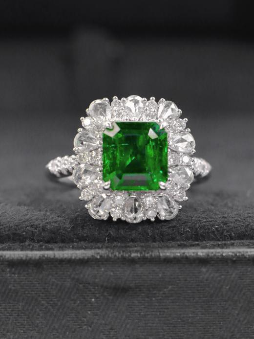 2ct刻面祖母绿戒指 商品图2