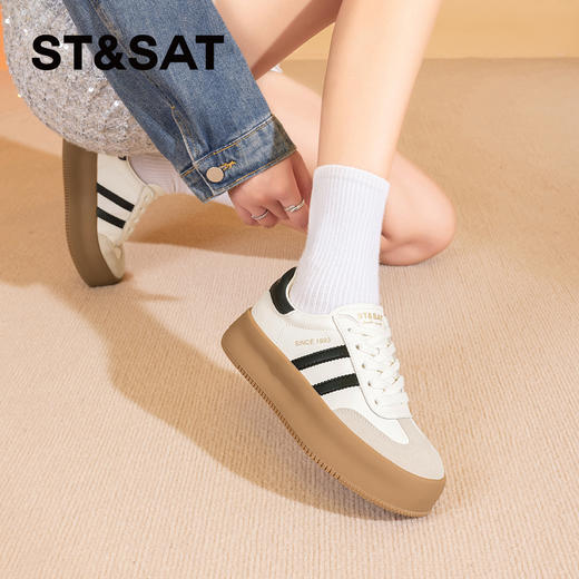 星期六美式复古T头厚底阿甘鞋SSC1112918 商品图0