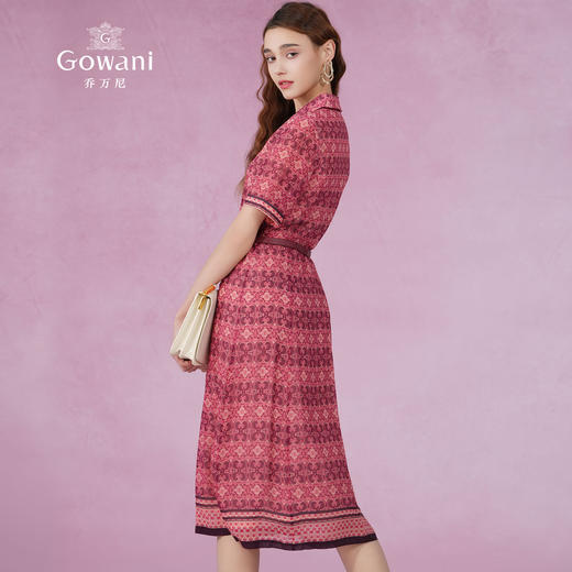 乔万尼真丝连衣裙新款100%桑蚕丝EM2E839 商品图4