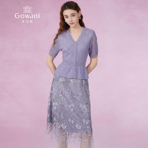 乔万尼夏新款连衣裙假两件小众设计EM2E846 商品图2