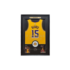 收藏系列 里弗斯 湖人队15号 黄色球迷版 亲笔签名球衣