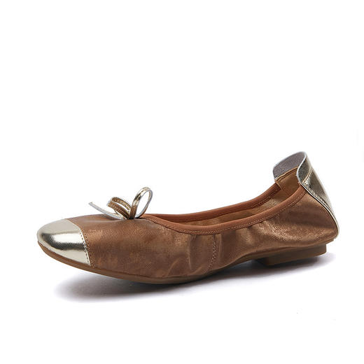 新中式芭蕾鞋2025上新蝴蝶结圆头平底单鞋女休闲中国风奶奶鞋！ 商品图6