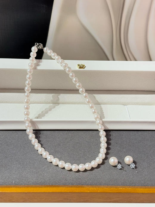 施华洛珍珠项链&耳钉 商品图1