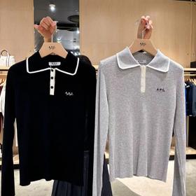 APC*家春季新品薄款针织长袖上衣W125027