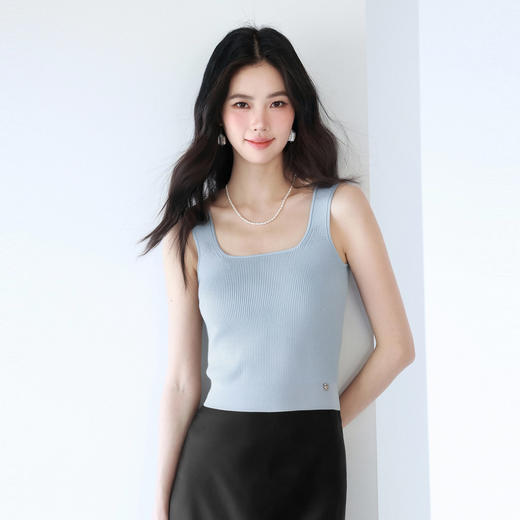 【商场同款】伊芙丽夏毛衫背心1F6230933 商品图0