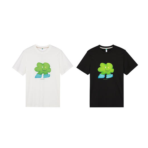 【出游季特惠】ACMEITEM爱棵米 户外亲子米米油画T恤合体接触凉感短袖上衣男女GAG3440759C 商品图4