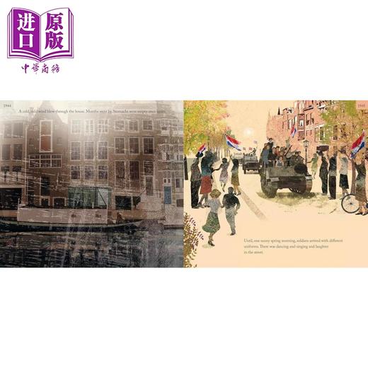 【中商原版】湖边的房子 Britta Teckentrup The House on the Canal 英文原版 儿童绘本故事书 安妮.弗兰克的故事 进口 精装 商品图3