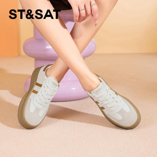 星期六美式复古T头厚底阿甘鞋SSC1112918 商品图6