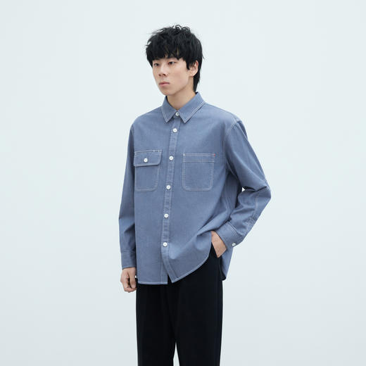 【男装】【商场同款】麦檬春秋衬衫9F2120221 商品图2