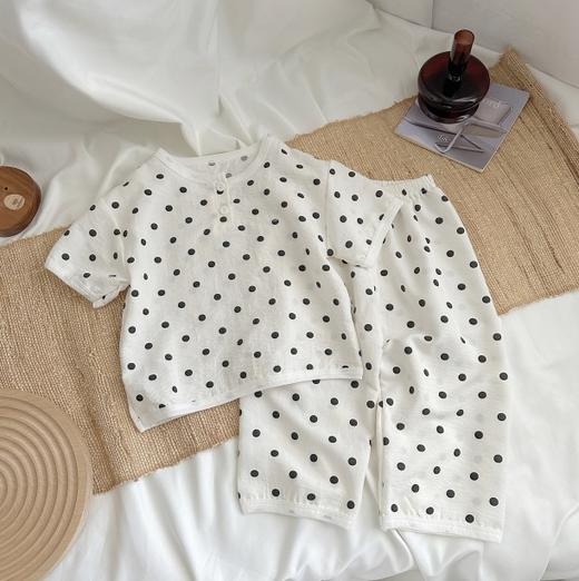 【超柔棉质，婴儿级舒适体验！】儿童夏款超柔云朵棉家居服套装 空调服儿童款睡衣透气-QQ 商品图7