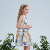 mettekids儿童连衣裙2025夏季新款女童无袖水彩印花洋气A版裙子 商品缩略图3