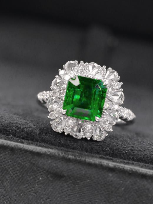 2ct刻面祖母绿戒指 商品图1