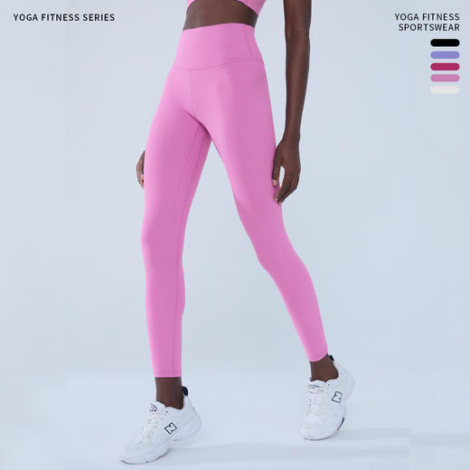 跃牌【小甜心】系列 糯弹瑜伽裤女2025新款春夏提臀普拉提高腰九分长裤3362 商品图3